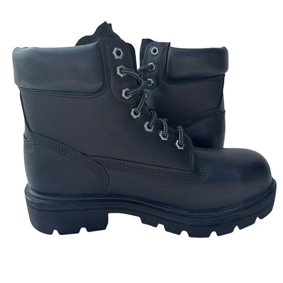 Timberland PRO Work Boot Sawhorse 6" Men's 7 Composite Toe Black Leather EH, WP - Picture 7 of 11